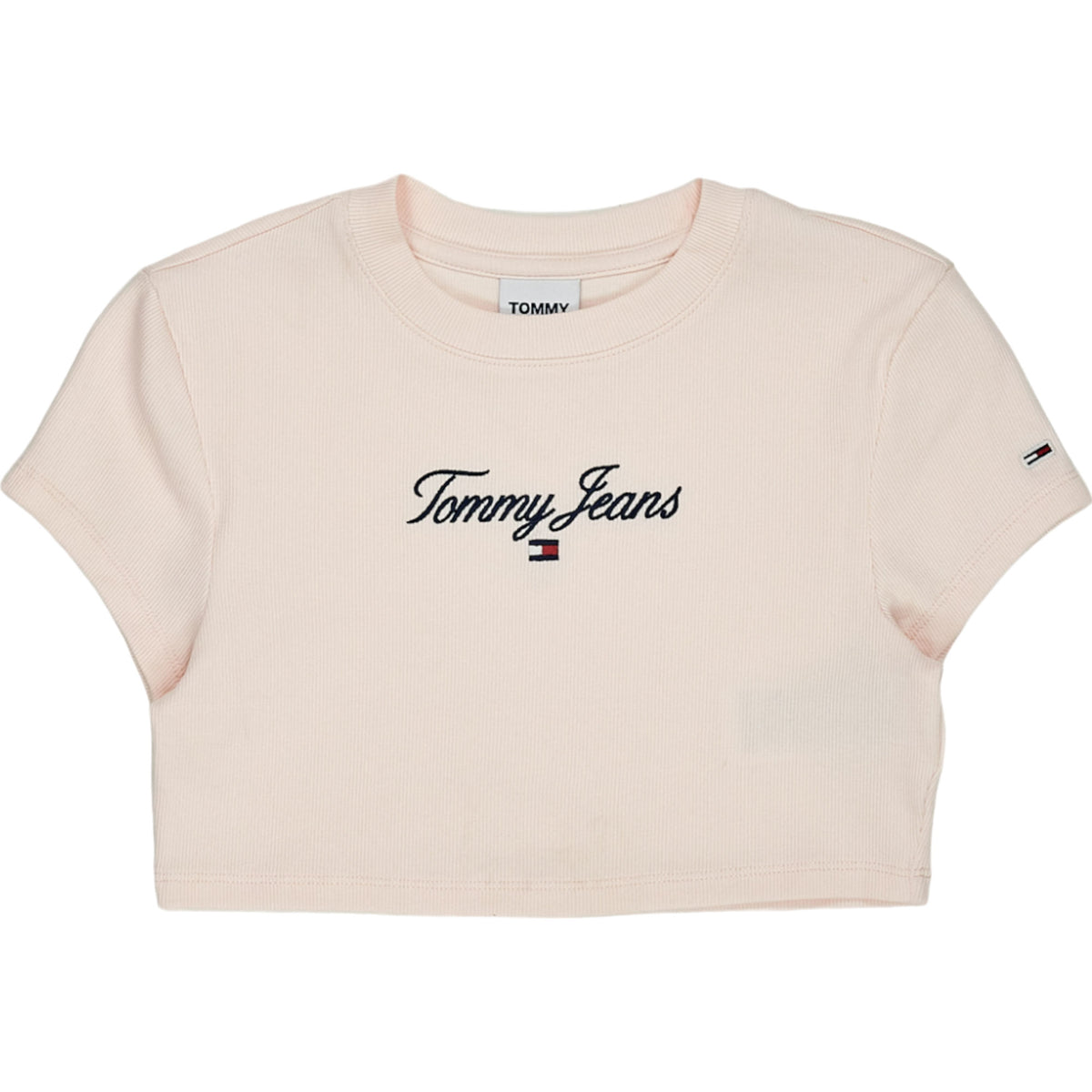 Tommy Jeans Pink Cropped T-shirt