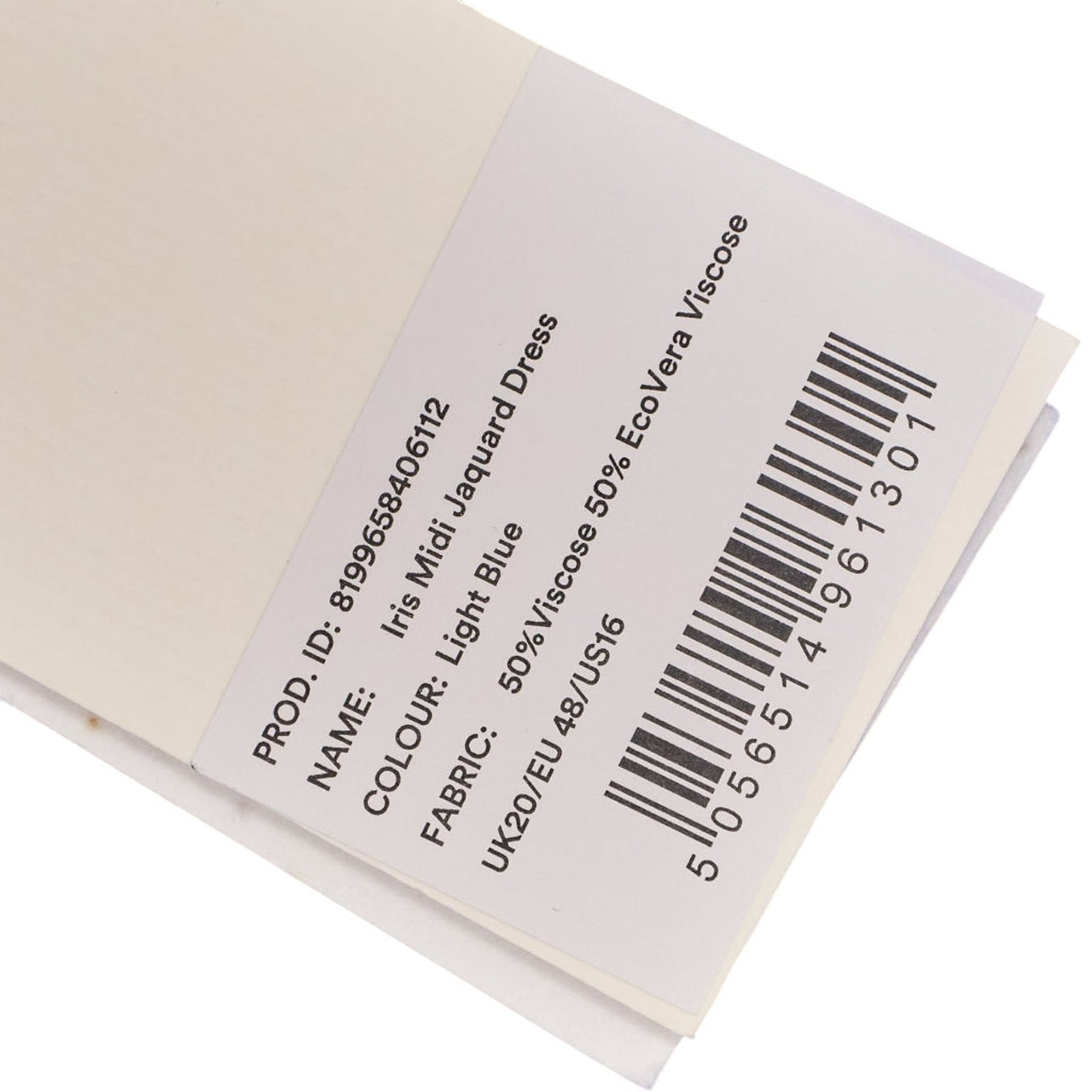 OMNES Light Blue Iris Midi Dress