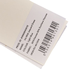 OMNES Light Blue Iris Midi Dress