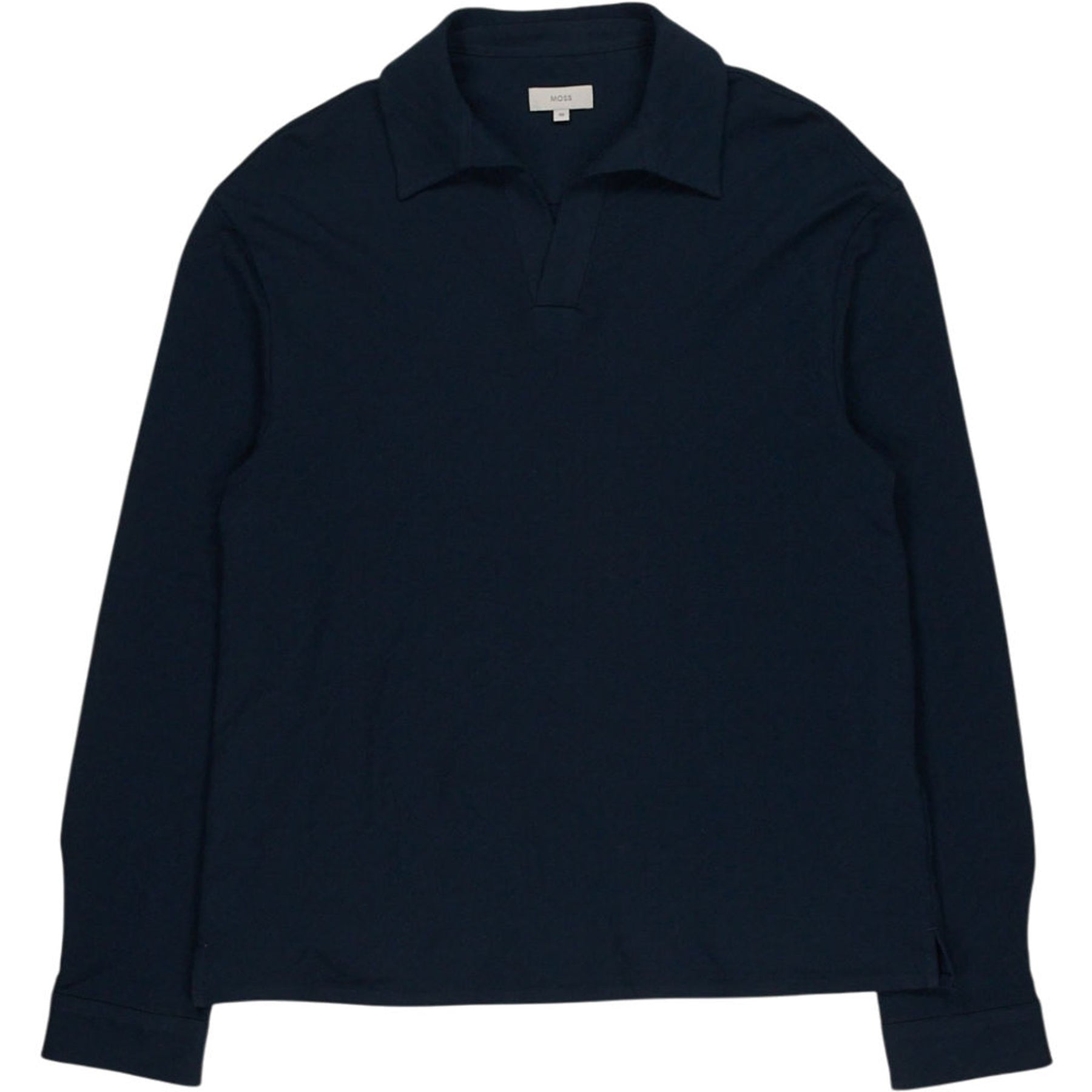 Moss Navy Long Sleeve Shirt