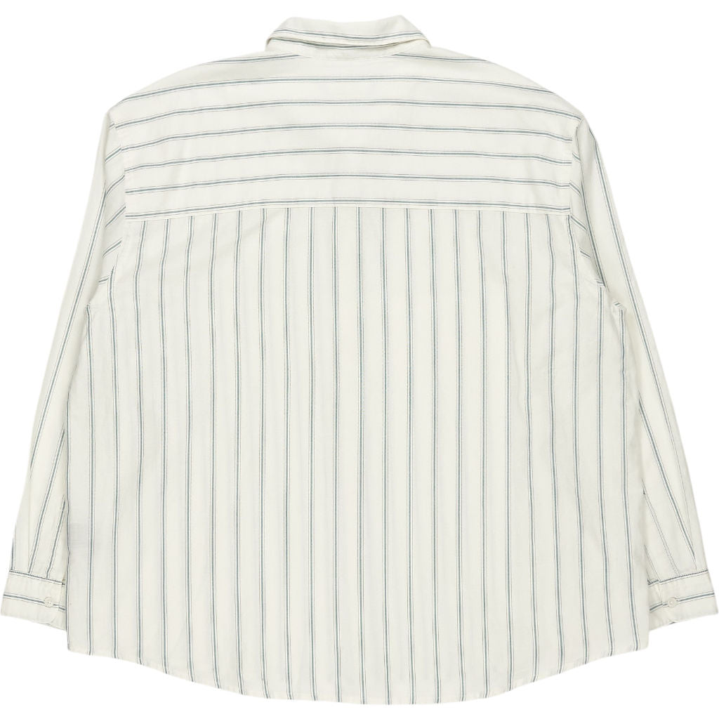 Pull & Bear White Striped Shirt