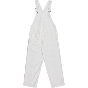 Hush White Cotton Dungarees