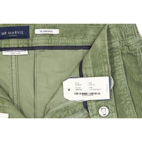 MR MARVIS Green Corduroy Trousers