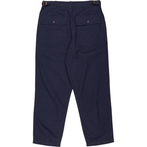 Universal Works Navy Peacenik Herringbone Trousers