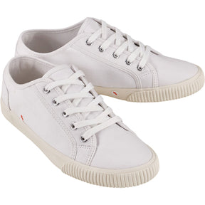 Hush White Henley Canvas Trainers