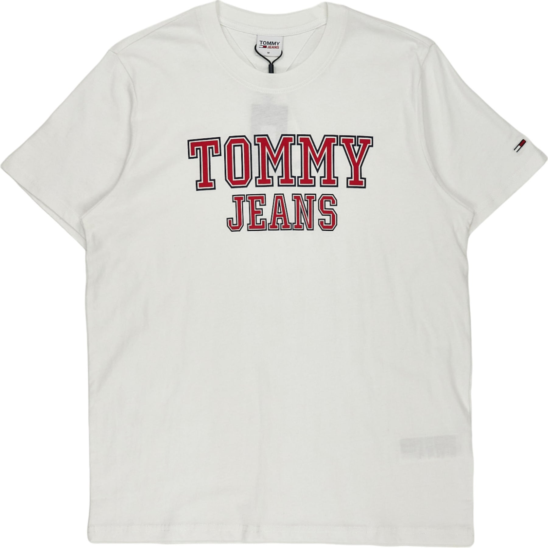 Tommy Jeans White Tom Essential T-Shirt