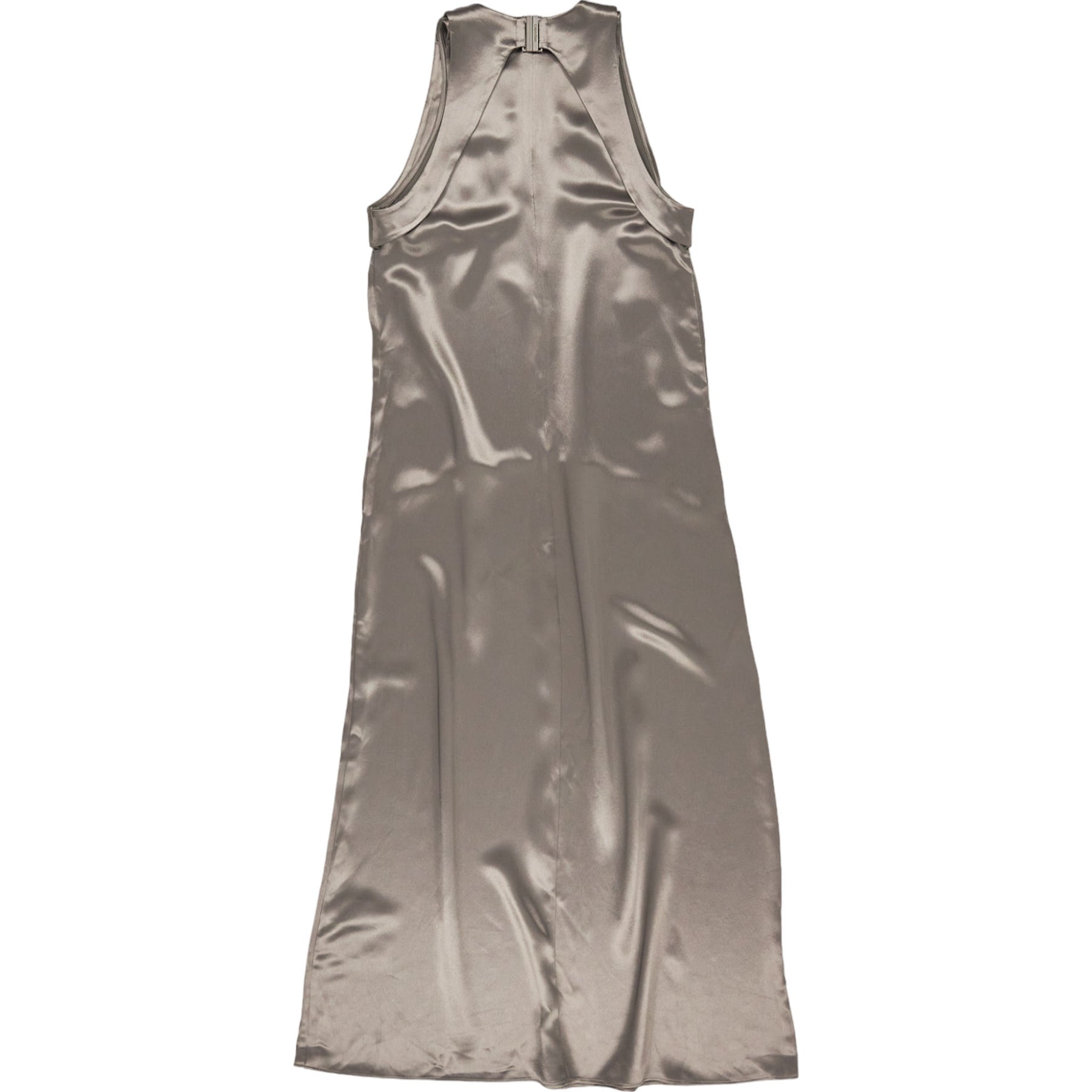 Calvin Klein Grey Satin Midi Dress | Shop from Crisis Online Calvin Klein Grey Satin Midi Dress | Shop from Crisis Online