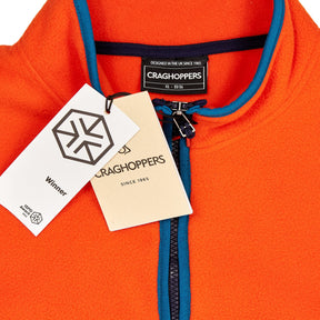 Craghoppers Orange Half-Zip Fleece Jacket