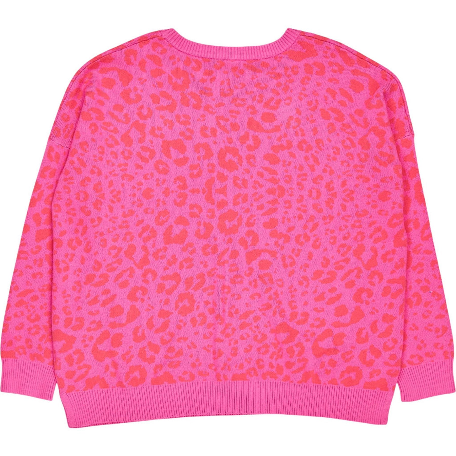 NRBY Pink Leopard Print Jumper