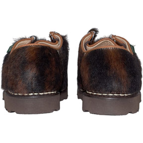 Paraboot Brown Fur Slip-On Shoes