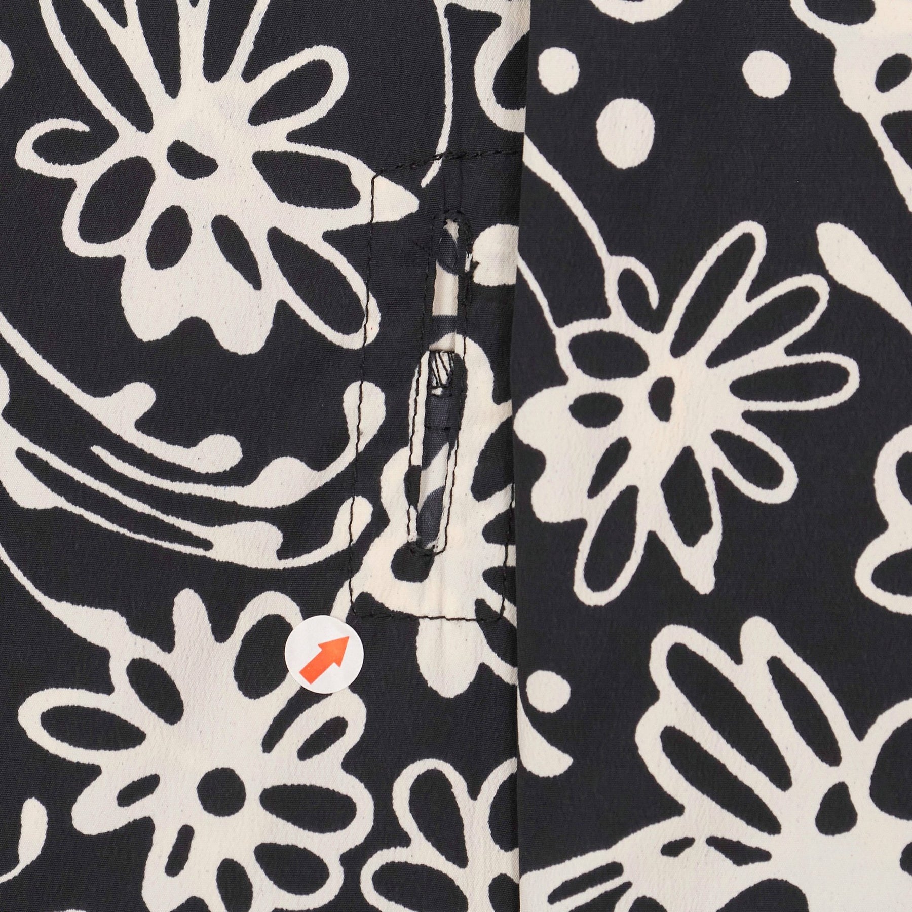 Finery Black White Floral Shirt Dress