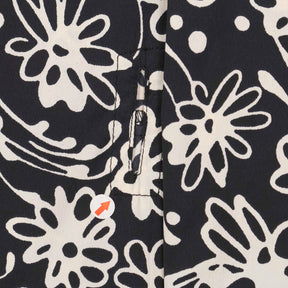 Finery Black White Floral Shirt Dress