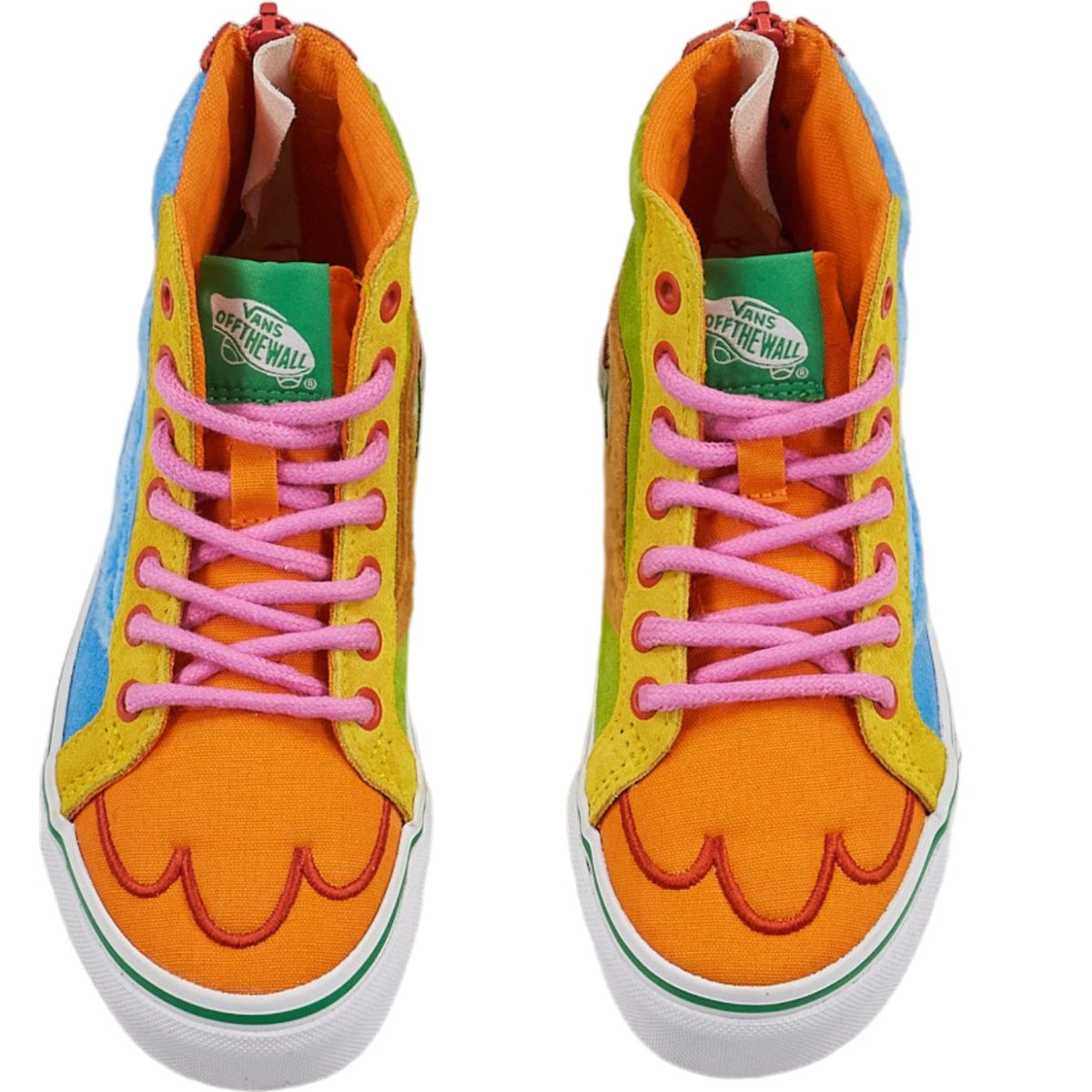 Vans Multi SK8-HI Zip Sesame Street Kids Trainers