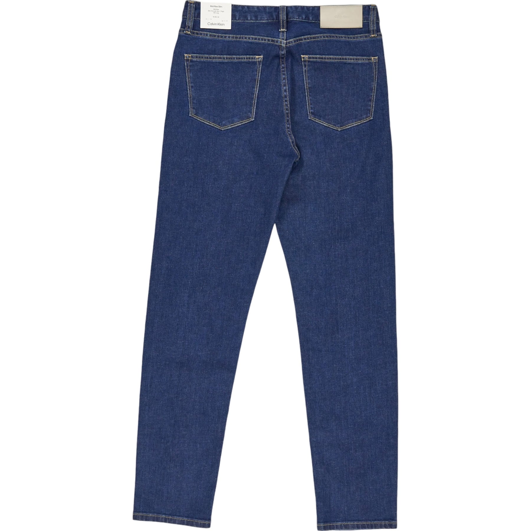 Calvin Klein Mid Blue Mid Rise Slim Jeans