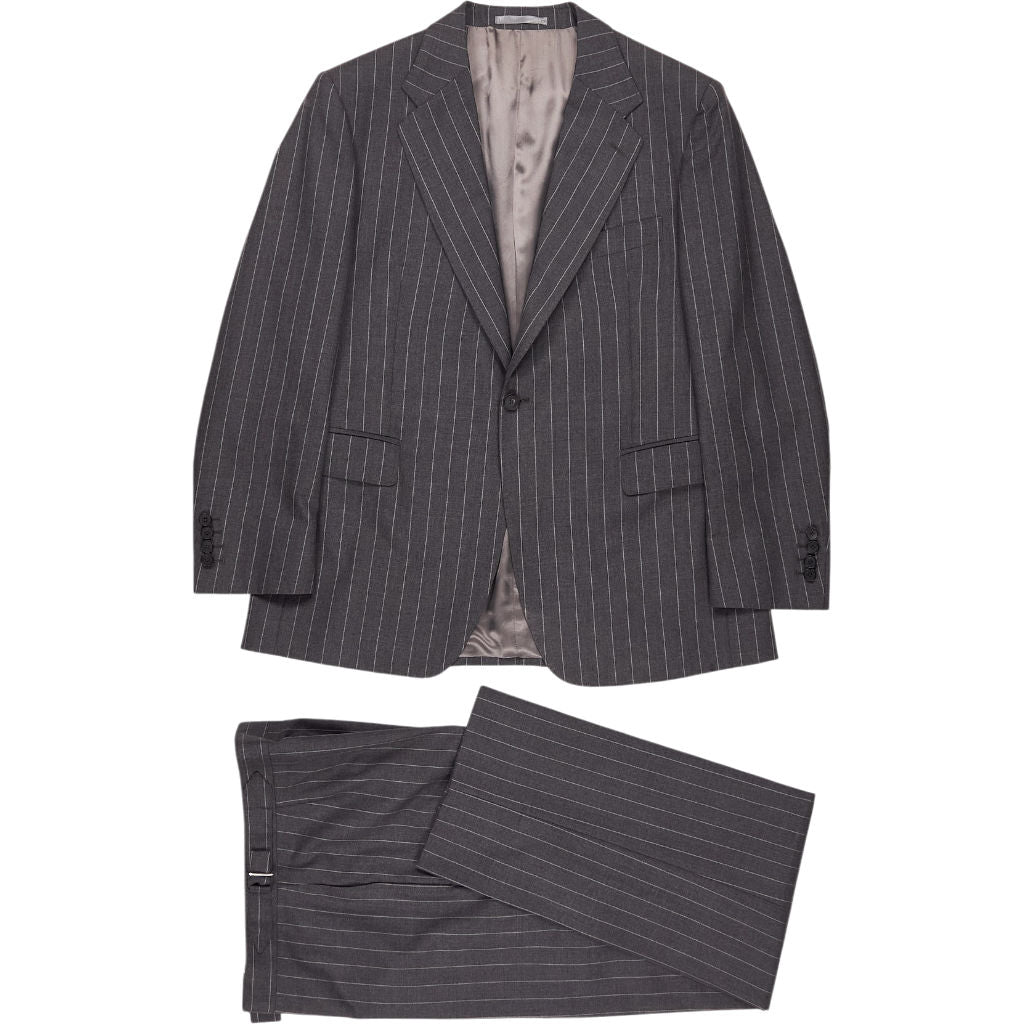 Richard Anderson Grey Pinstripe Suit