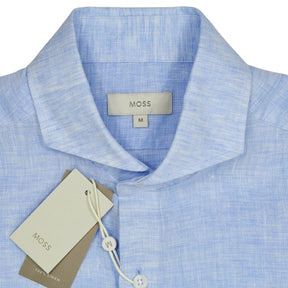 Moss Blue Linen Shirt