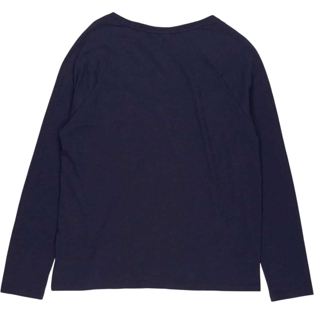 Hush Midnight Navy Cotton Slub Avalon Tee