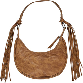 Pull&Bear Brown Fringe Shoulder Bag