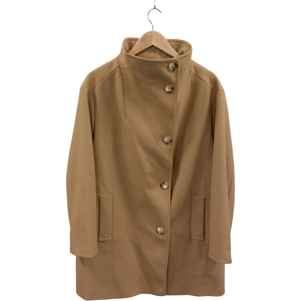 John Lewis Camel Wool Blend Coat