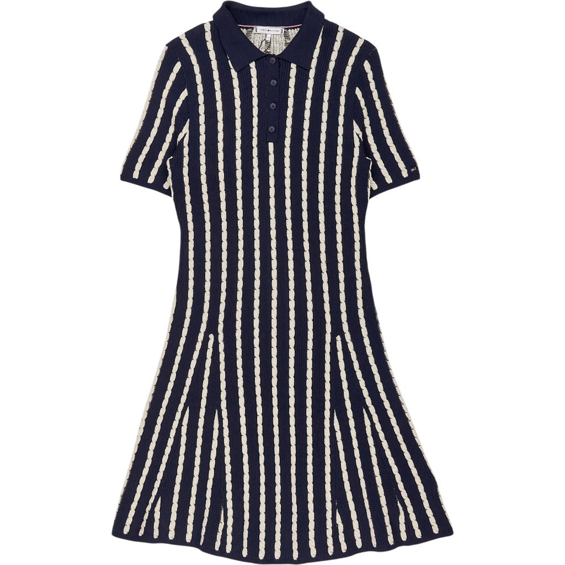 Tommy Hilfiger Navy Stripe Polo Dress