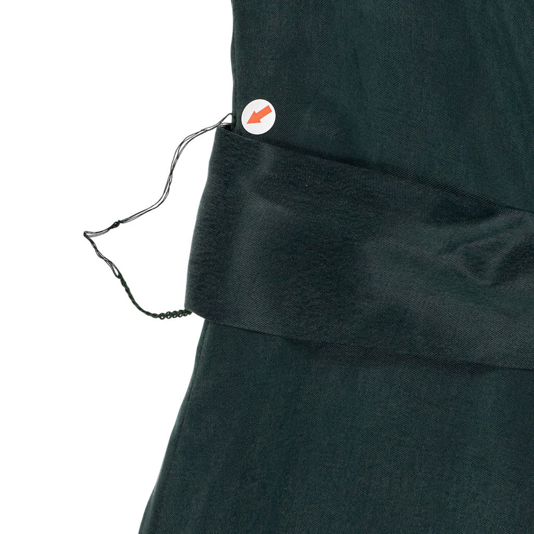 Baukjen Dark Green Malin Recycled Cupro Dress