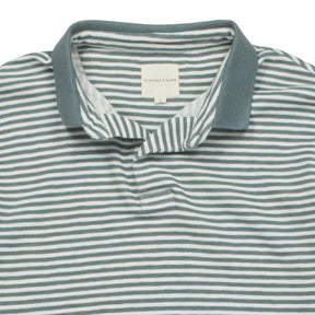 Beaufort & Blake Green Striped Polo Shirt