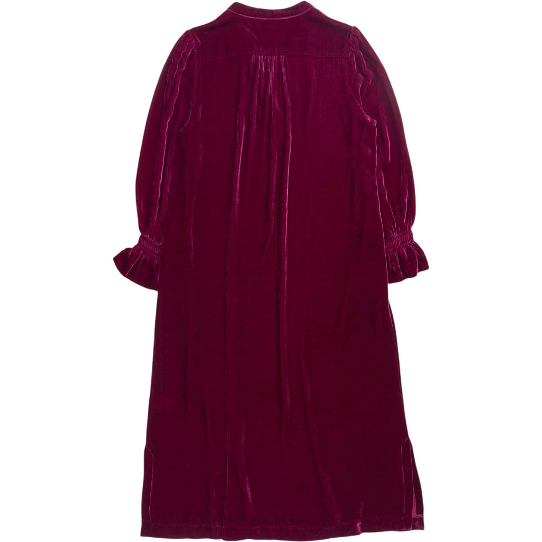 NRBY Purple Velvet Midi Dress