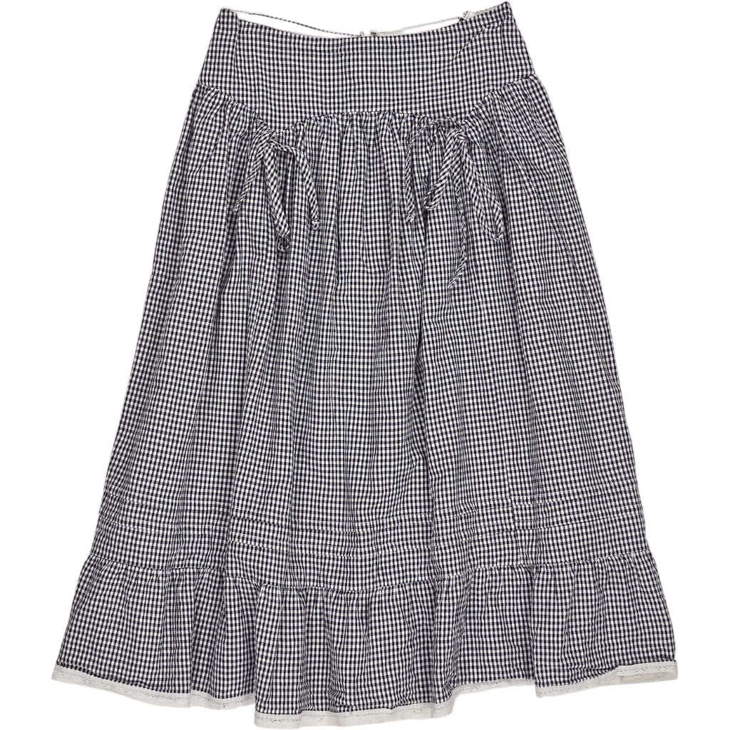 Reclaimed Vintage Black White Gingham Skirt