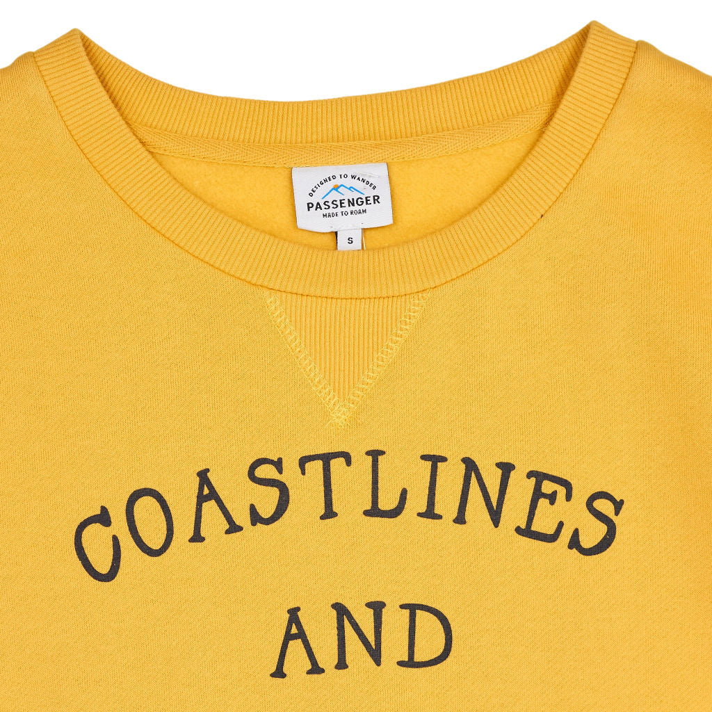 Passenger Yellow Crew Neck Sweatshirt
