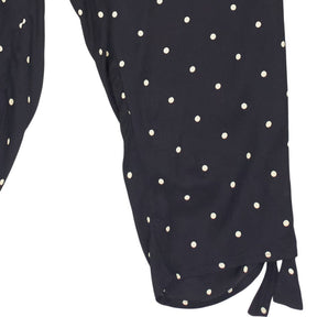 Masai Black Polka Dot Viscose Trousers