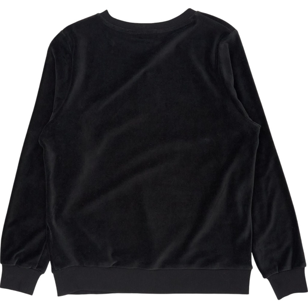 Tommy Hilfiger Black Velour Sweatshirt