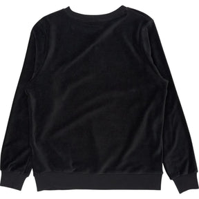 Tommy Hilfiger Black Velour Sweatshirt