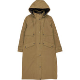 Lands' End Brown Hooded Rain Coat