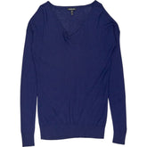 Baukjen Navy Merino V-Neck Jumper