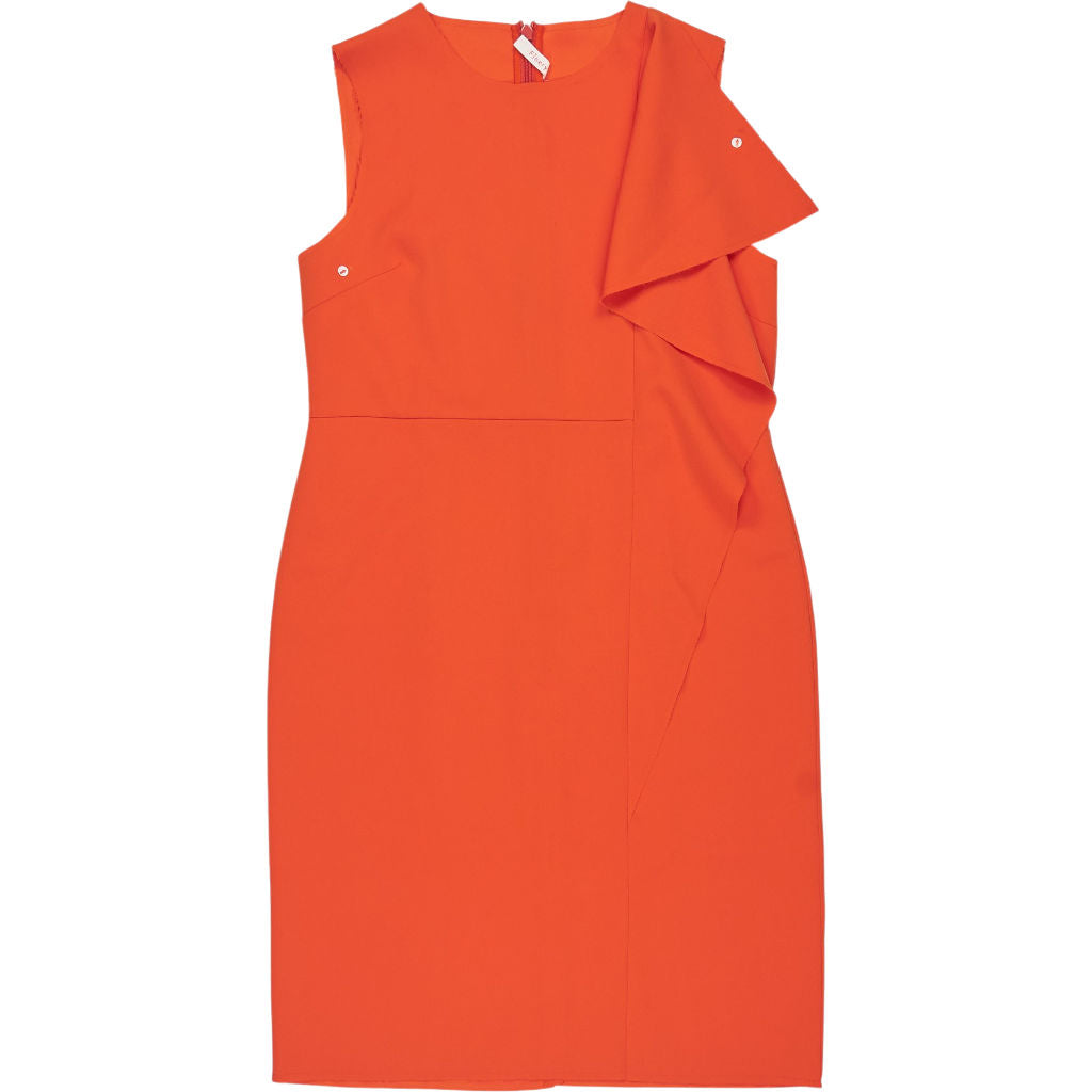 Finery Orange Sleeveless Dress