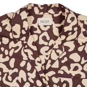 Hush Brown Cream Patterned Shirt