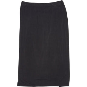 Hush Black Cupro Slinky Sarong Midi Skirt