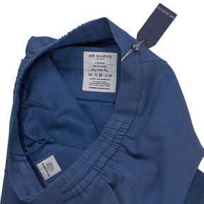 Mr Marvis Blue Elastic Waist Trousers