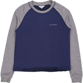 Passenger Blue Grey Raglan Sweatshirt