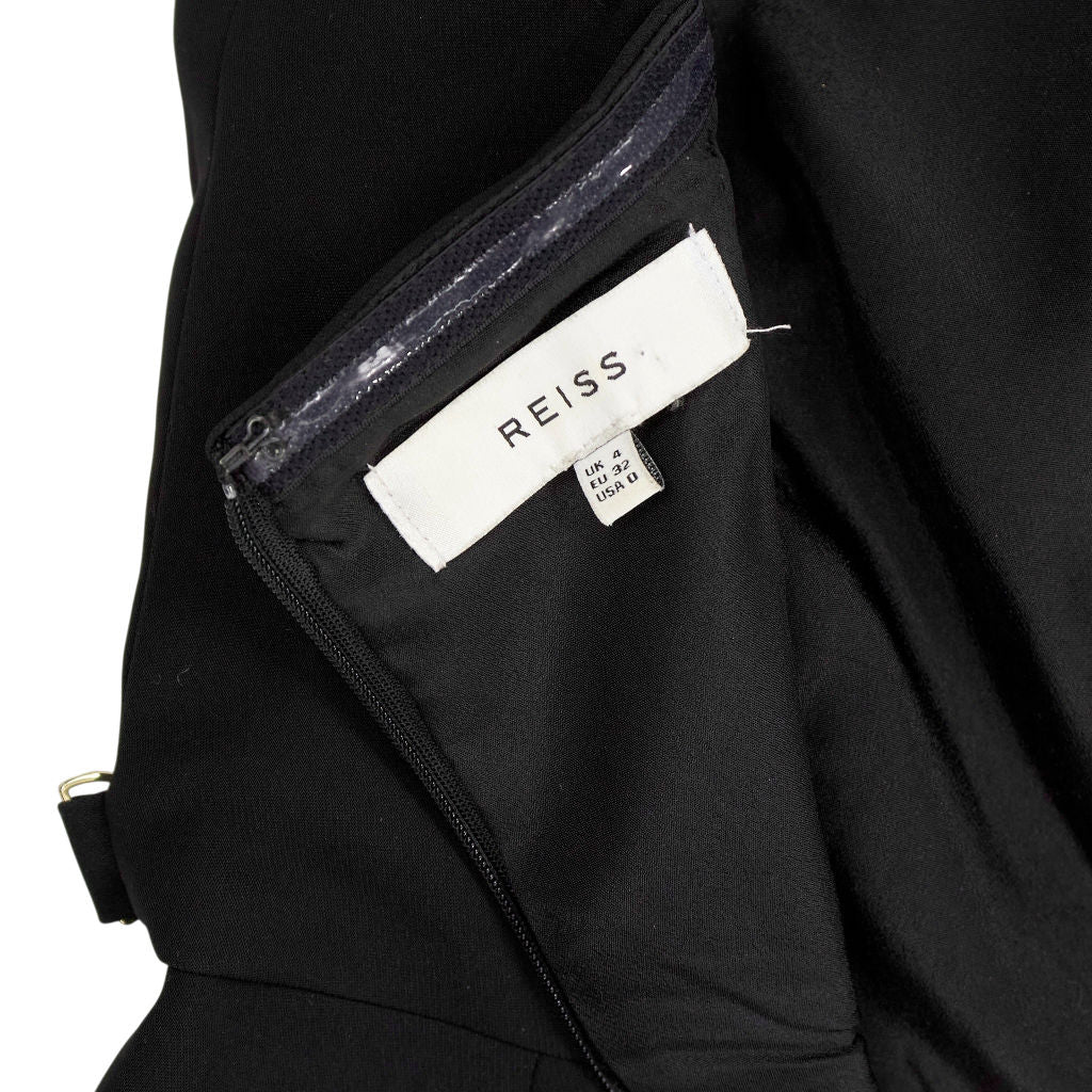 Reiss Black Kristina Jumpsuit