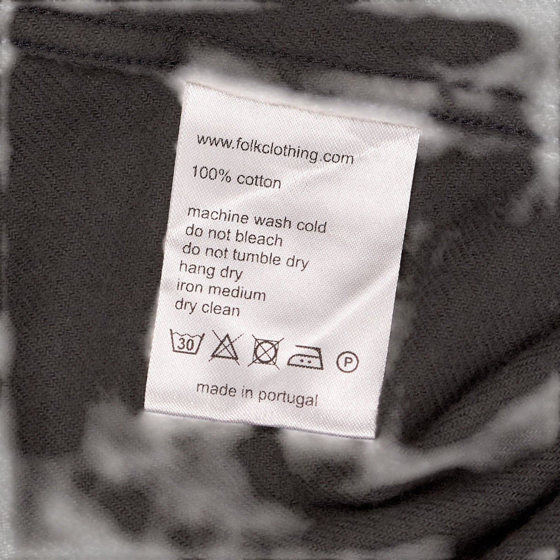 Folk Grey/Green Cotton Shirt