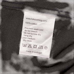 Folk Grey/Green Cotton Shirt