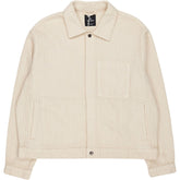 Pull & Bear Cream Cotton Jacket