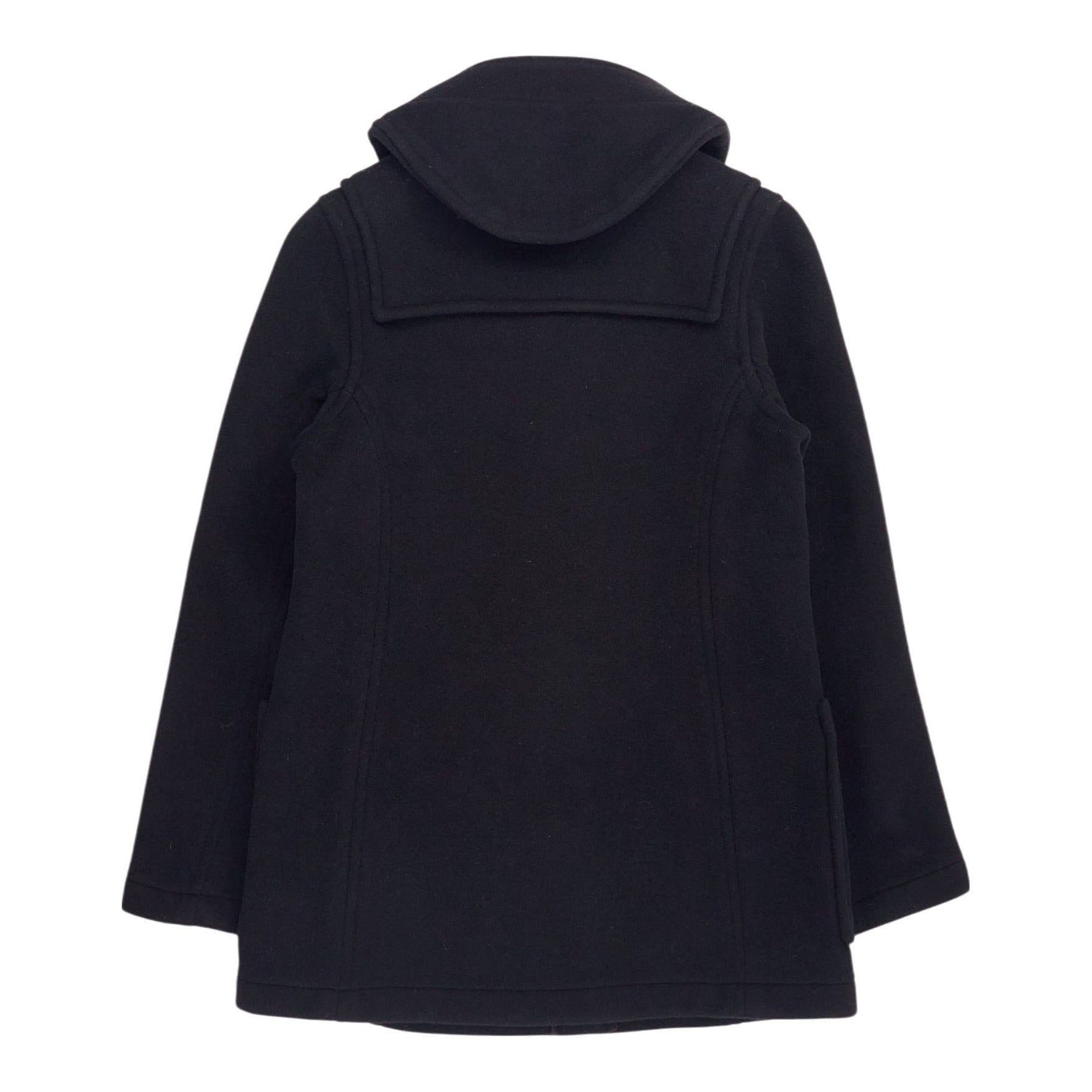 Gloverall Black Wool Duffle Coat