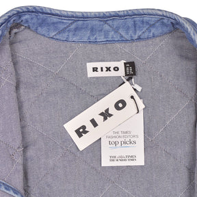 Rixo Blue Denim Rhae Outerwear Jacket