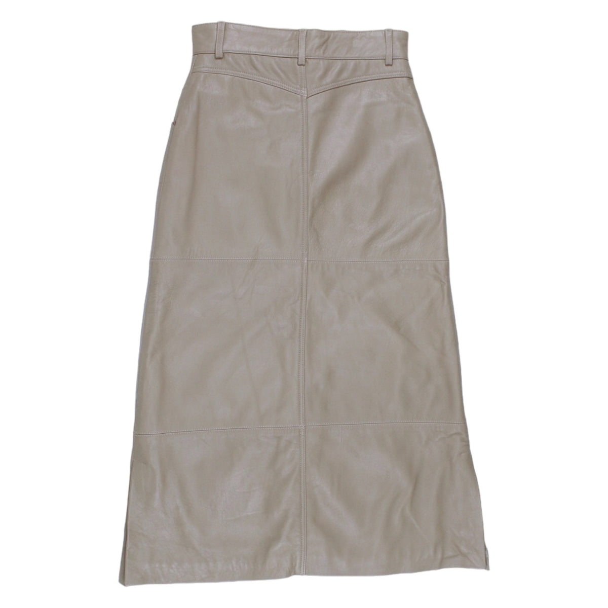Hosbjerg Camel Ollie Leather Skirt