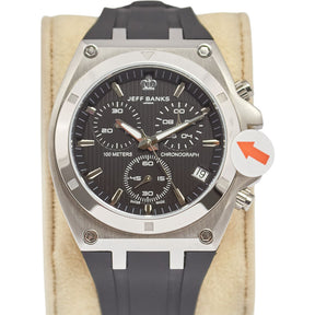 Jeff Banks Black Goodwood Watch