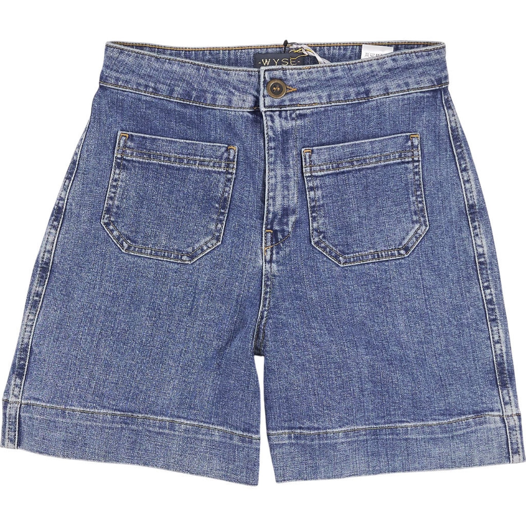 Wyse London Blue Allie Denim Shorts