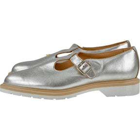 YMC Solovair Silver Leather Buckle Shoes