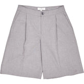 Pull & Bear Grey Pleated Shorts